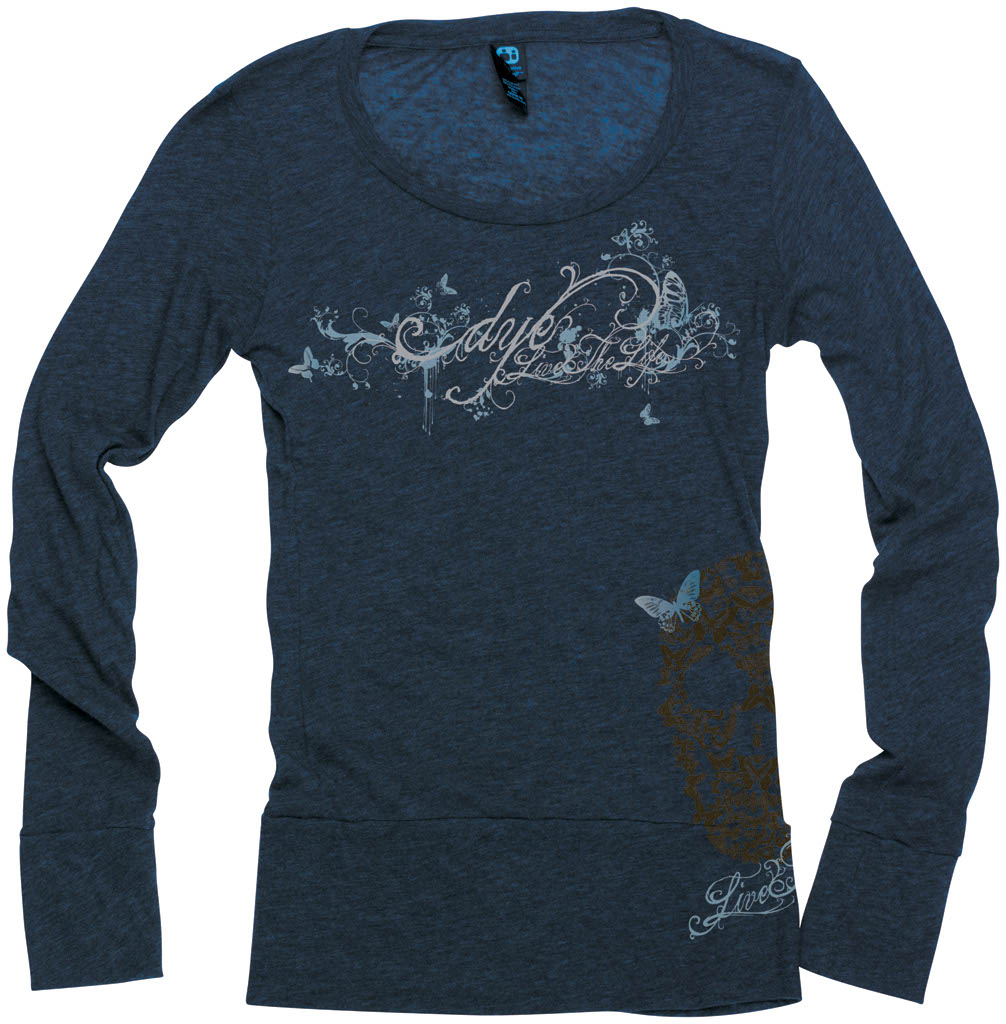 LadyButterfly T-LS Denim