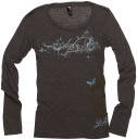 LadyButterfly T-LS Charcoal